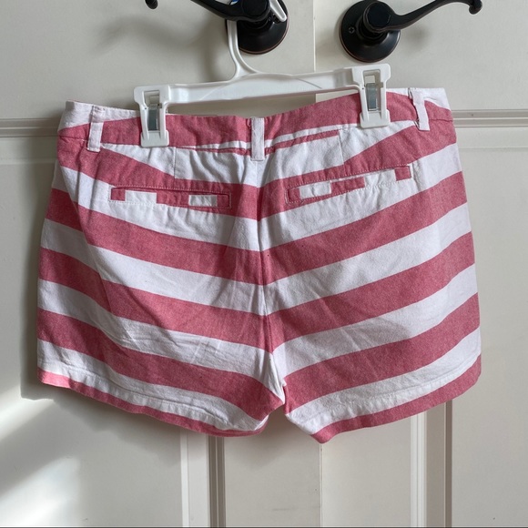 Striped Pink and White Merona Shorts - Picture 2 of 3